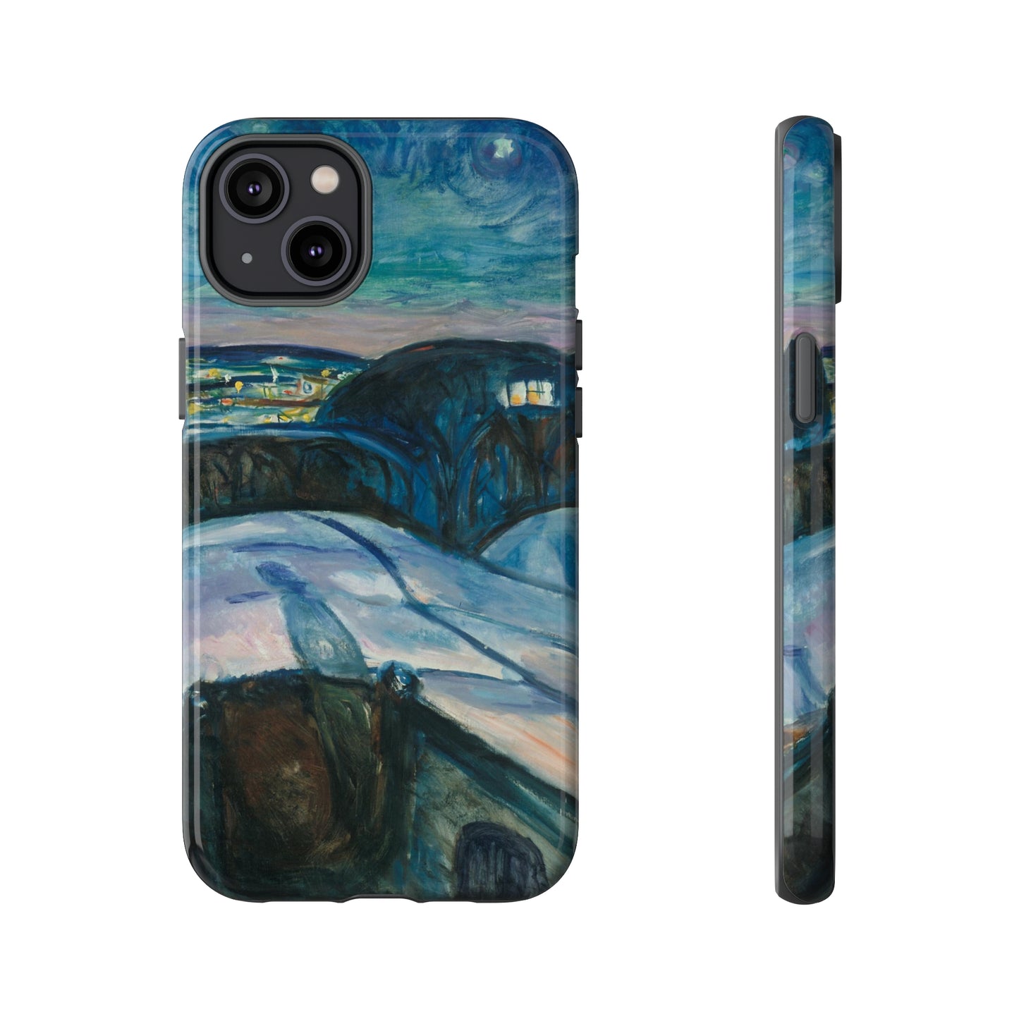 Starry Night by Edvard Munch - Cell Phone Case