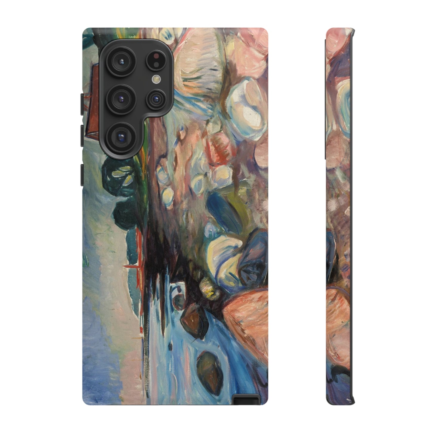 Shore with Red House by Edvard Munch - Cell Phone Case