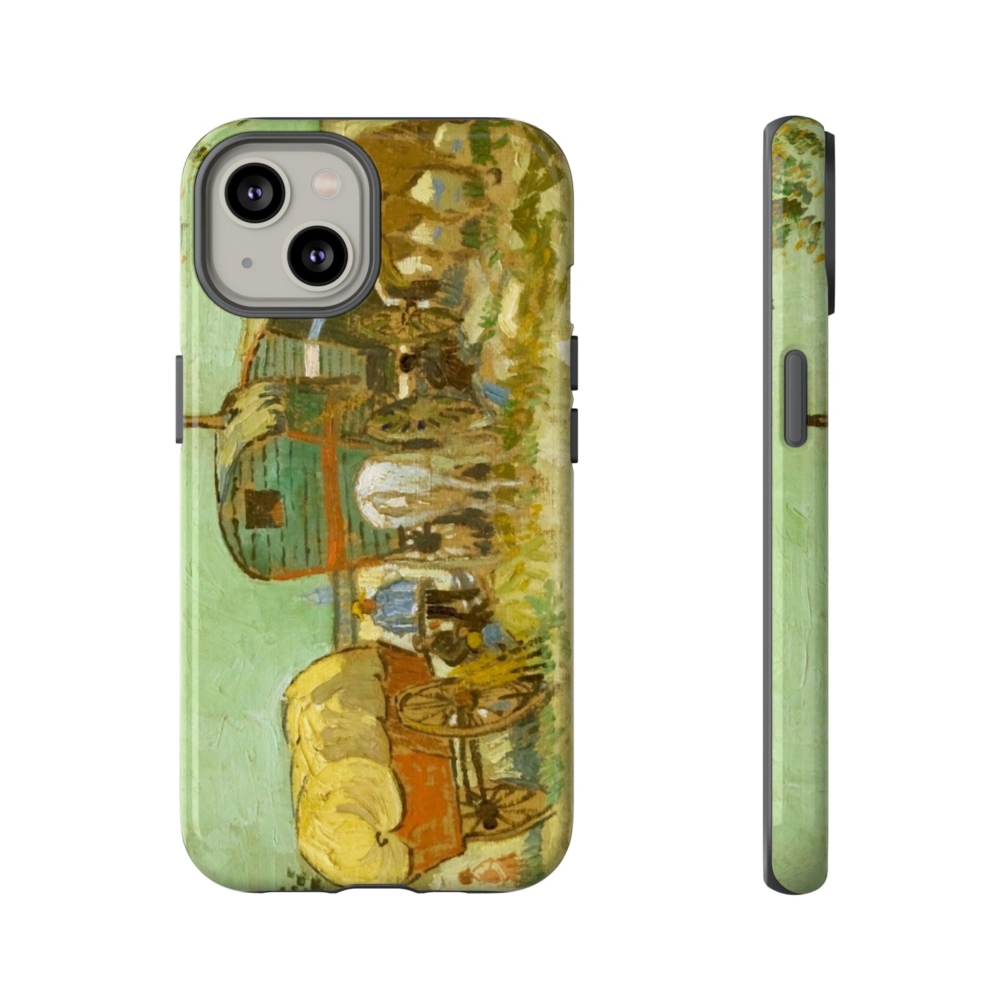 Encampment of Gypsies with Caravans by Vincent Van Gogh - Cell Phone Case
