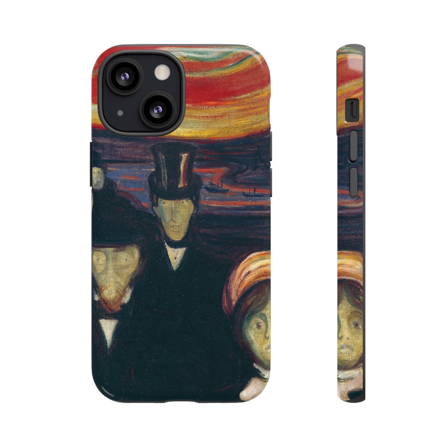 Anxiety by Edvard Munch - Cell Phone Case