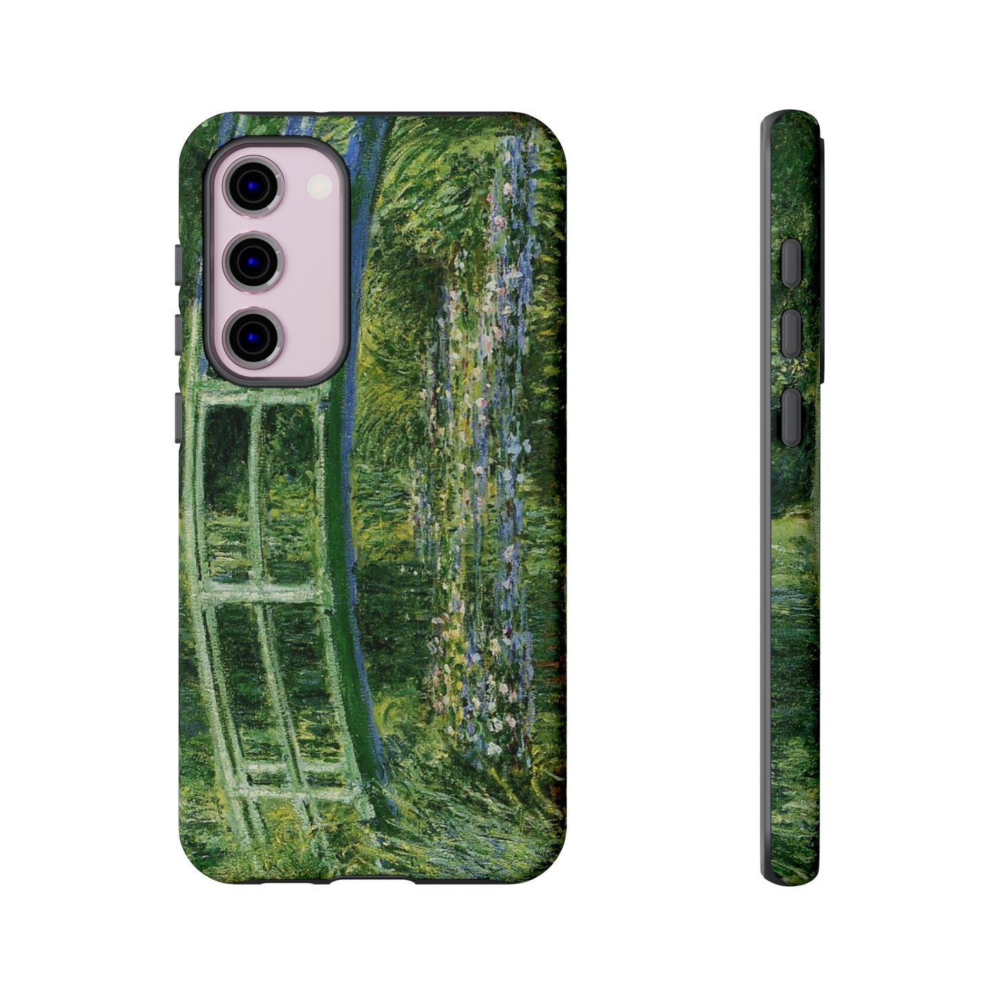 Water Lilies and a Japanese Bridge by Claude Monet - Cell Phone Case