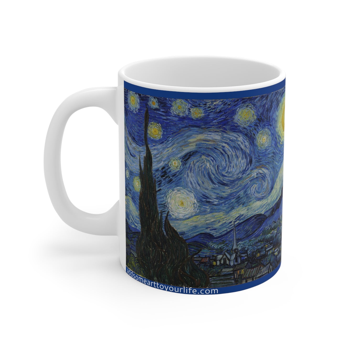 Starry Night by Vincent Van Gogh - Ceramic Mug
