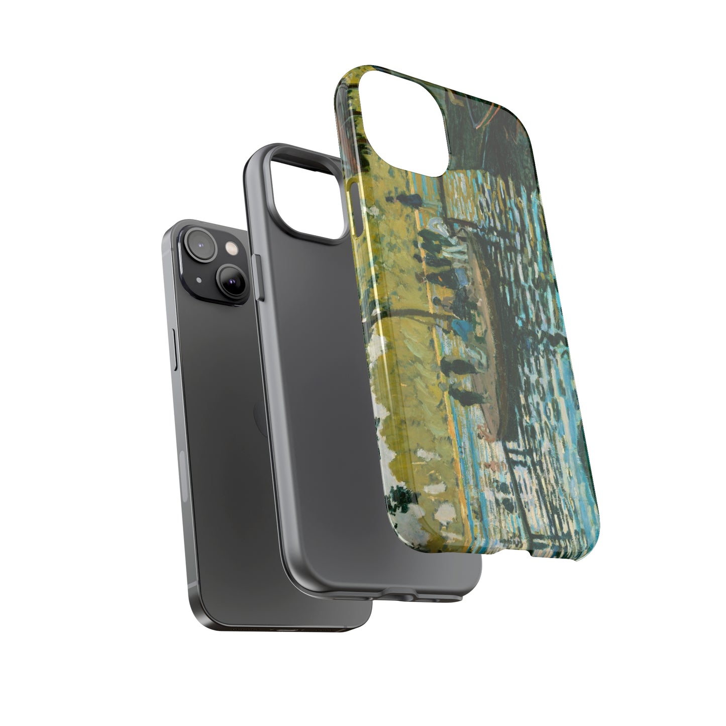 La Grenouillére by Claude Monet - Cell Phone Case