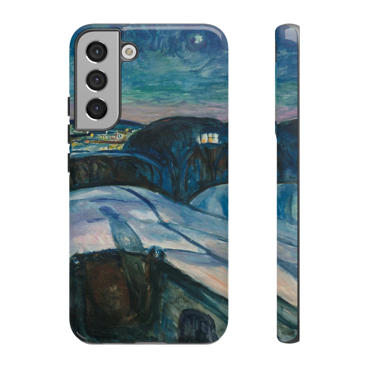 Starry Night by Edvard Munch - Cell Phone Case