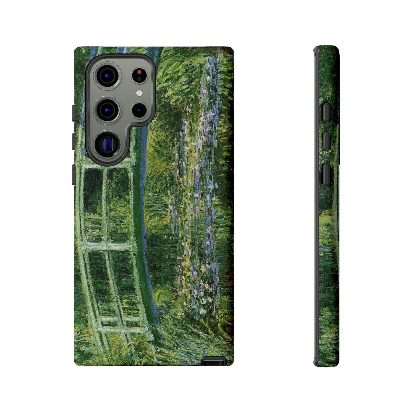 Water Lilies and a Japanese Bridge by Claude Monet - Cell Phone Case