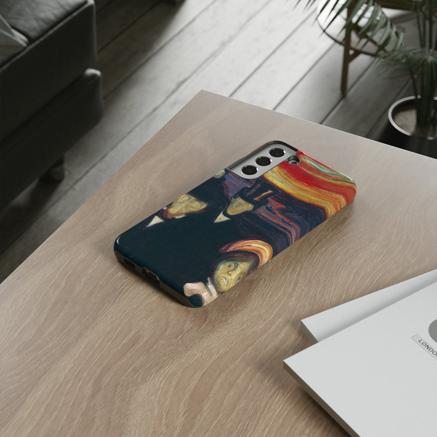 Anxiety by Edvard Munch - Cell Phone Case