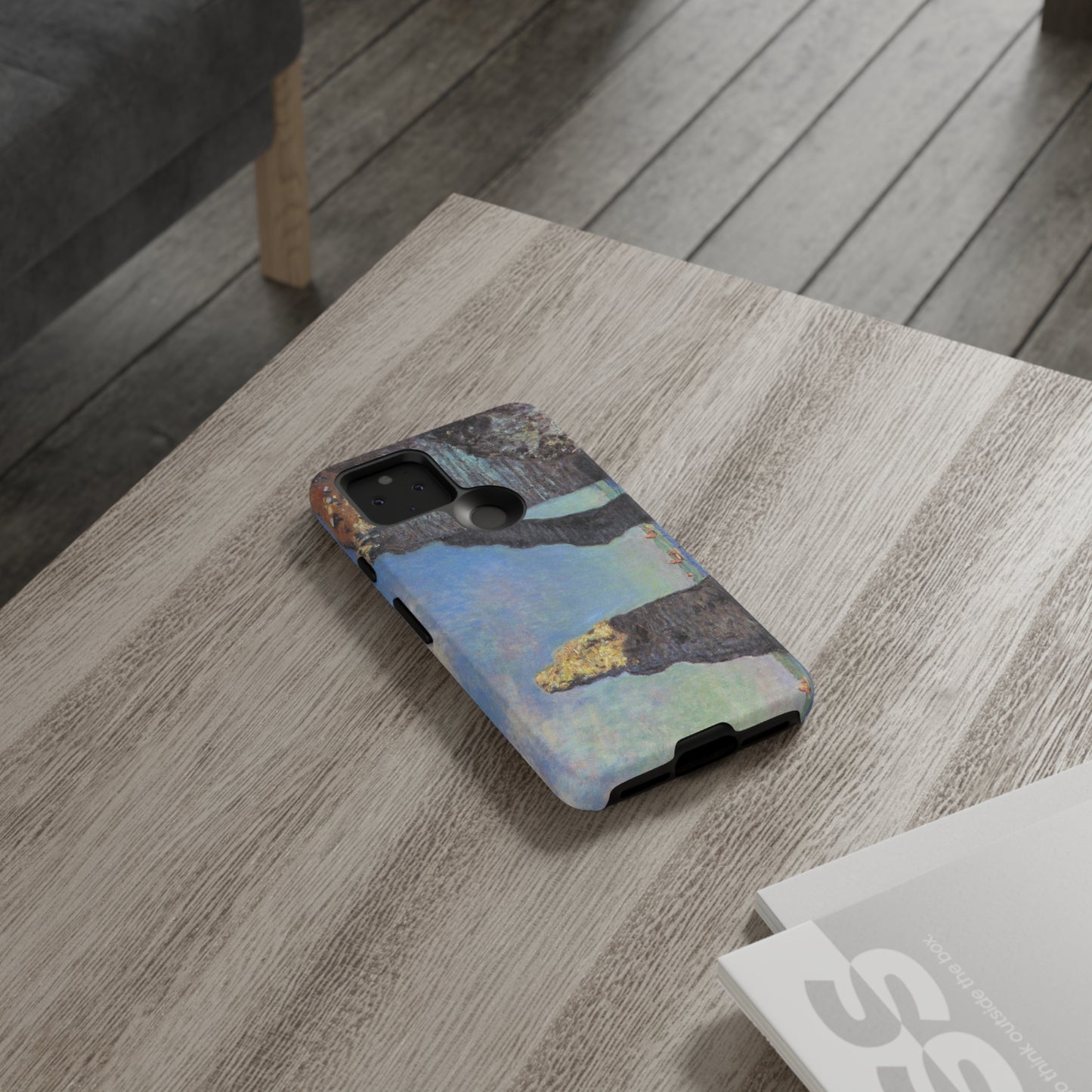 The Cliffs at Etretat by Claude Monet - Cell Phone Case