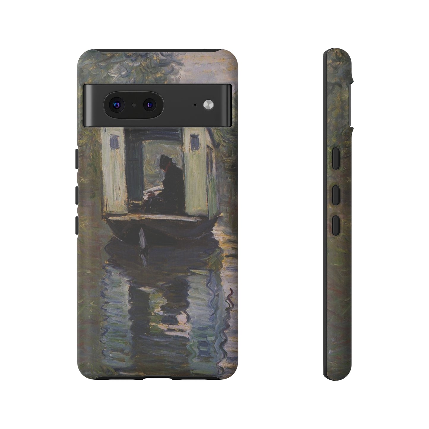 The Studio Boat by Claude Monet - Cell Phone Case