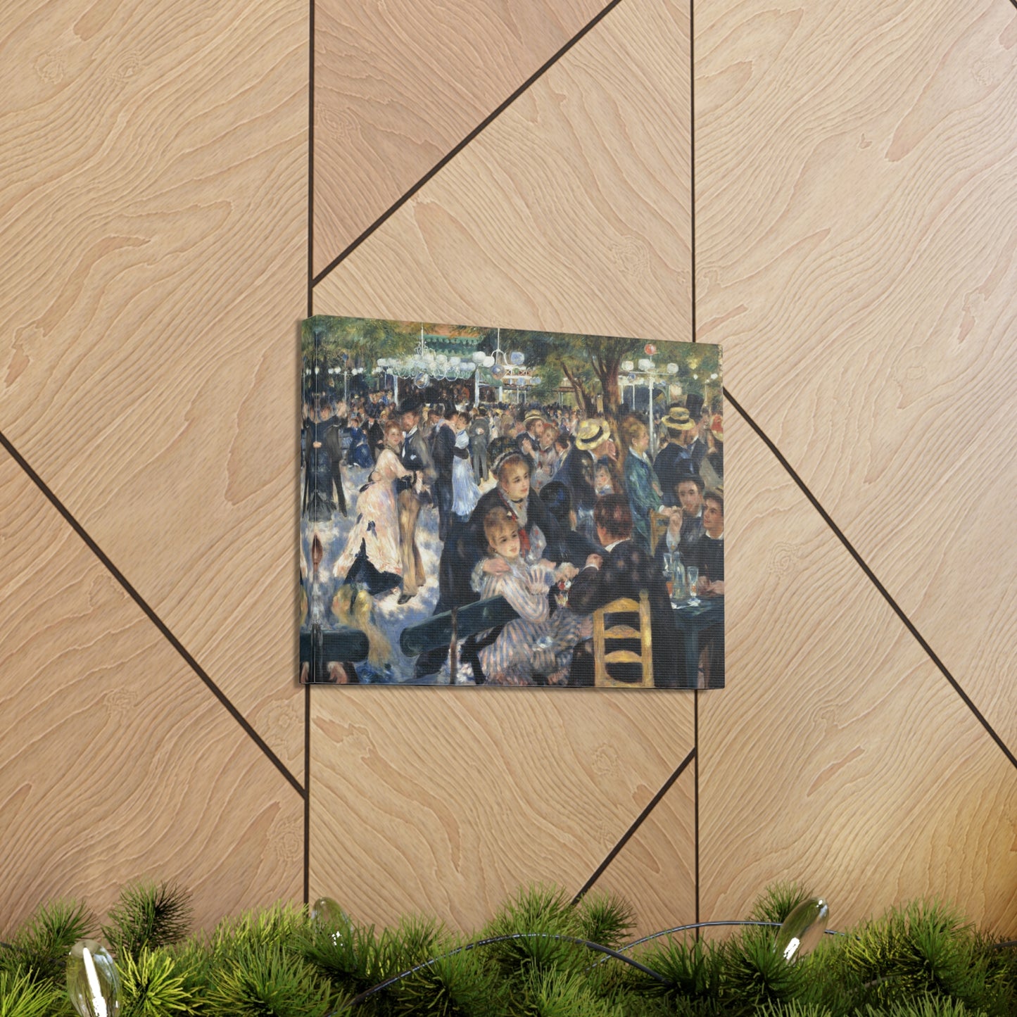 Dance at Le Moulin de la Galette by Pierre-Auguste Renoir - Canvas Print