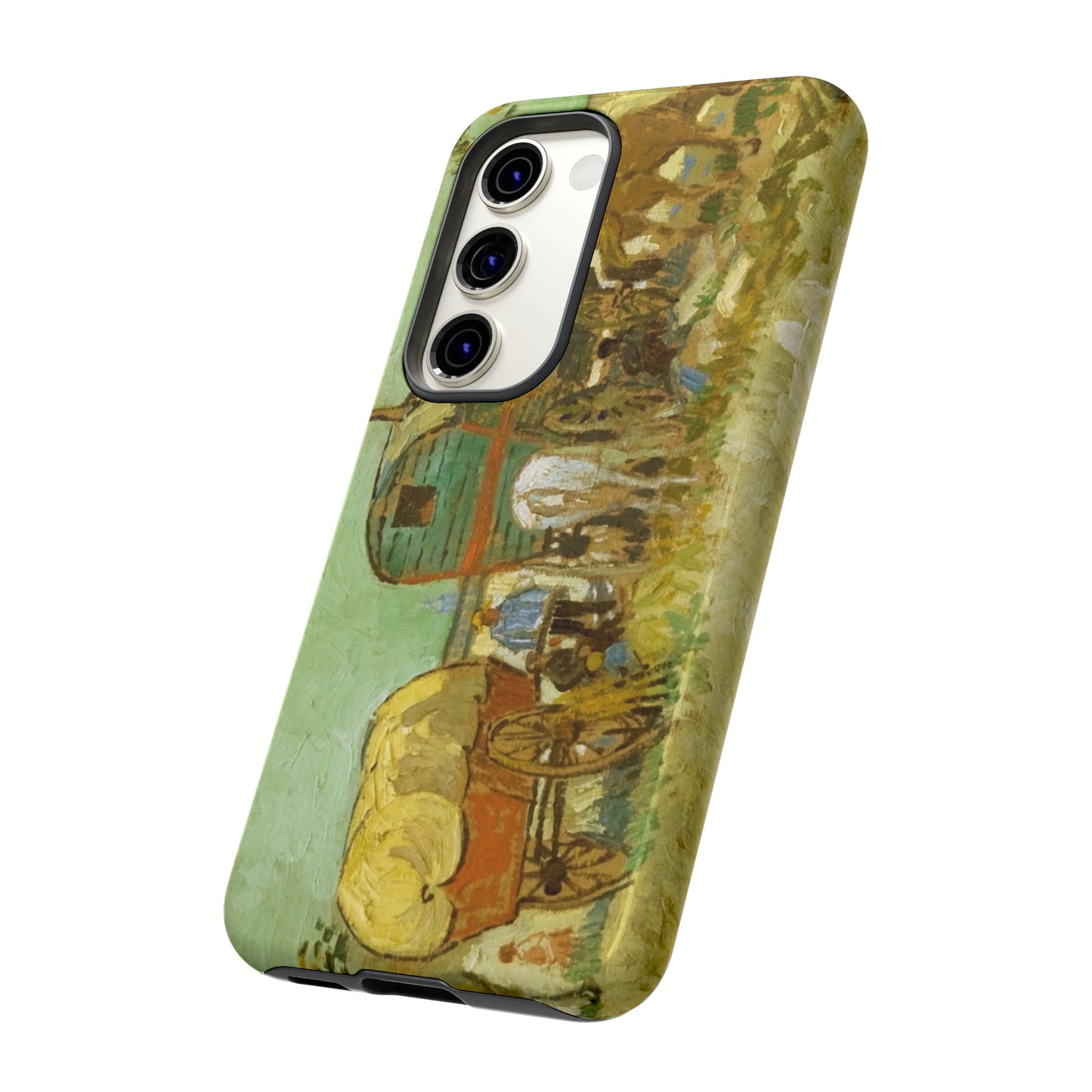 Encampment of Gypsies with Caravans by Vincent Van Gogh - Cell Phone Case