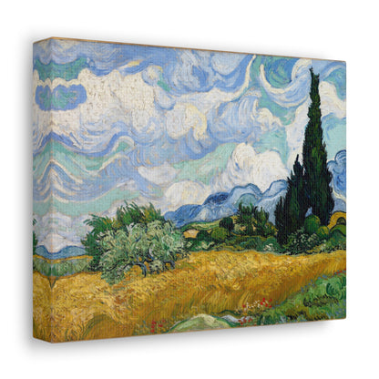 Wheat Field with Cypresses - By Vincent Van Gogh