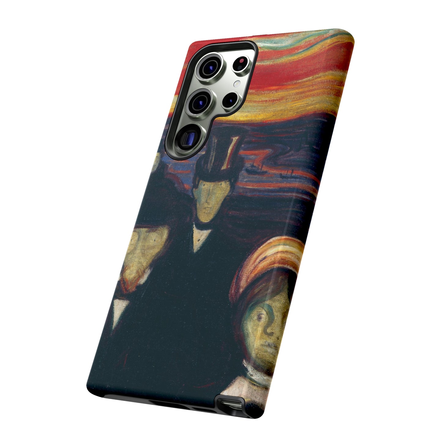 Anxiety by Edvard Munch - Cell Phone Case