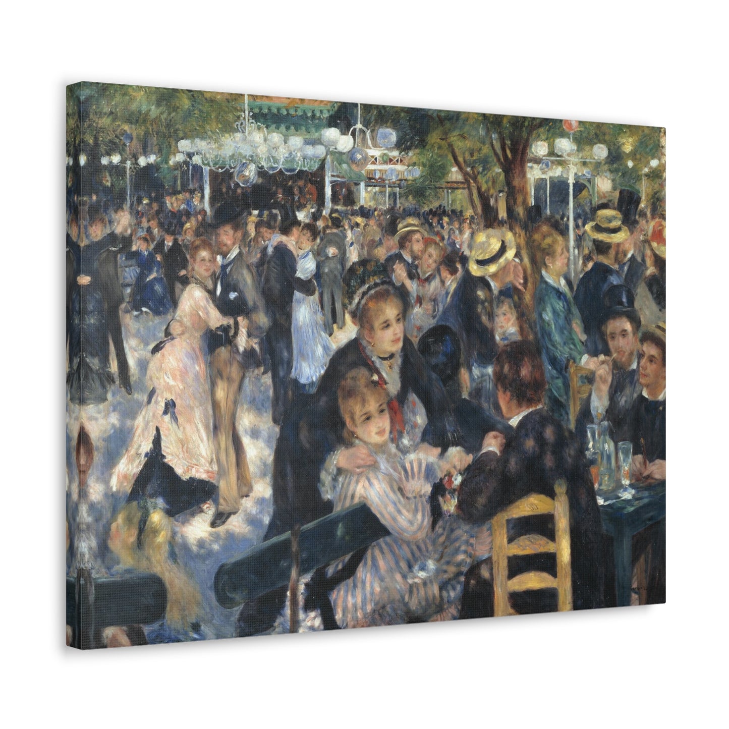 Dance at Le Moulin de la Galette by Pierre-Auguste Renoir - Canvas Print