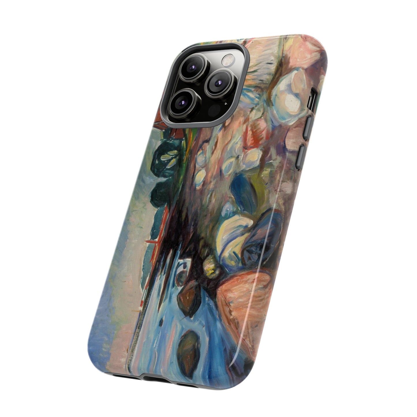 Shore with Red House by Edvard Munch - Cell Phone Case