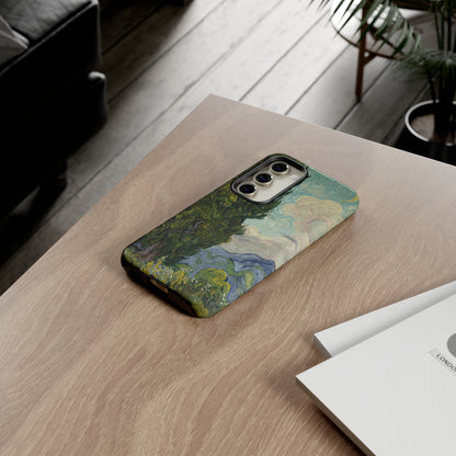 Cypresses by Vincent Van Gogh - Cell Phone Case