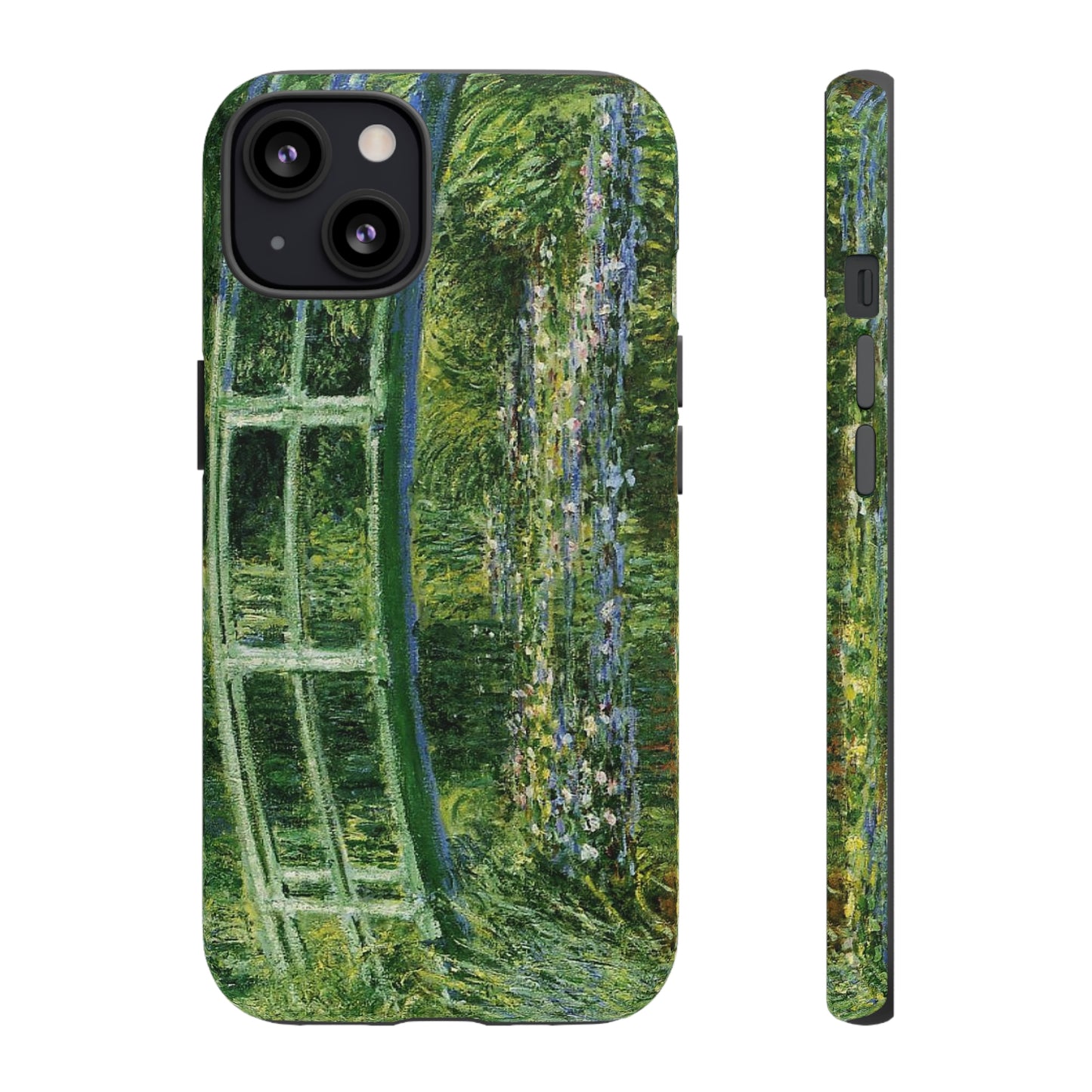 Water Lilies and a Japanese Bridge by Claude Monet - Cell Phone Case