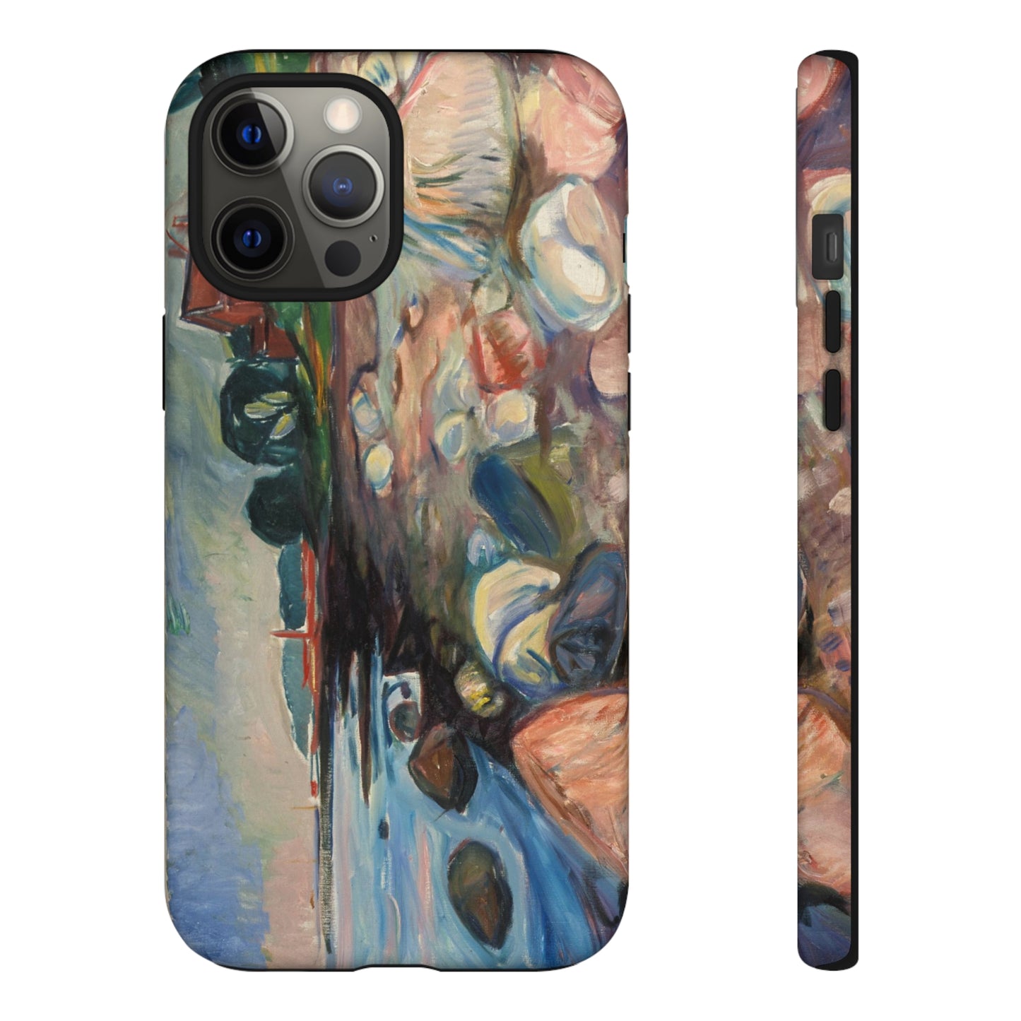 Shore with Red House by Edvard Munch - Cell Phone Case