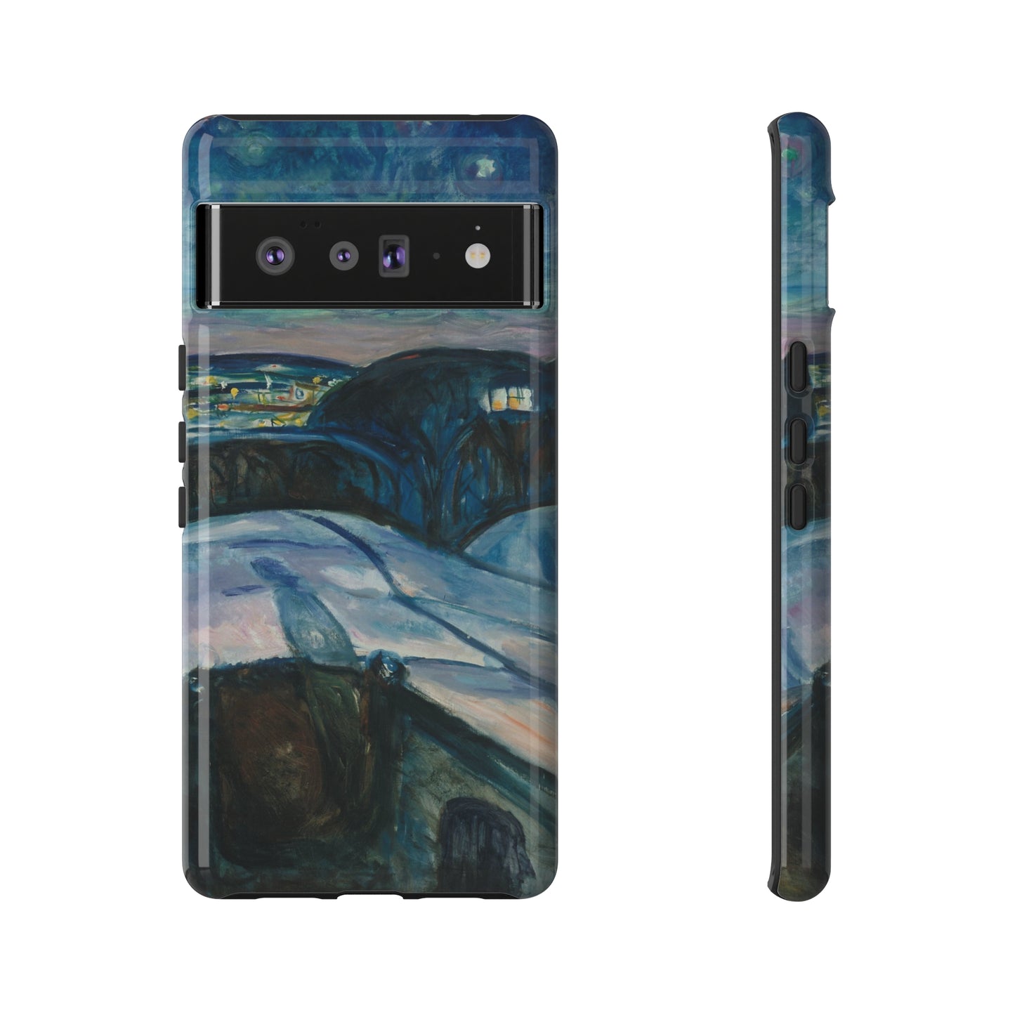 Starry Night by Edvard Munch - Cell Phone Case