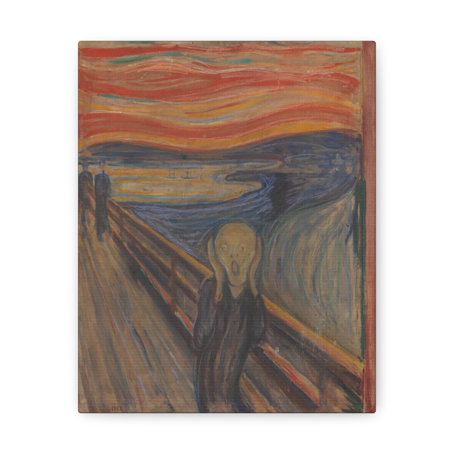 The Scream by Edvard Munch - Canvas Print