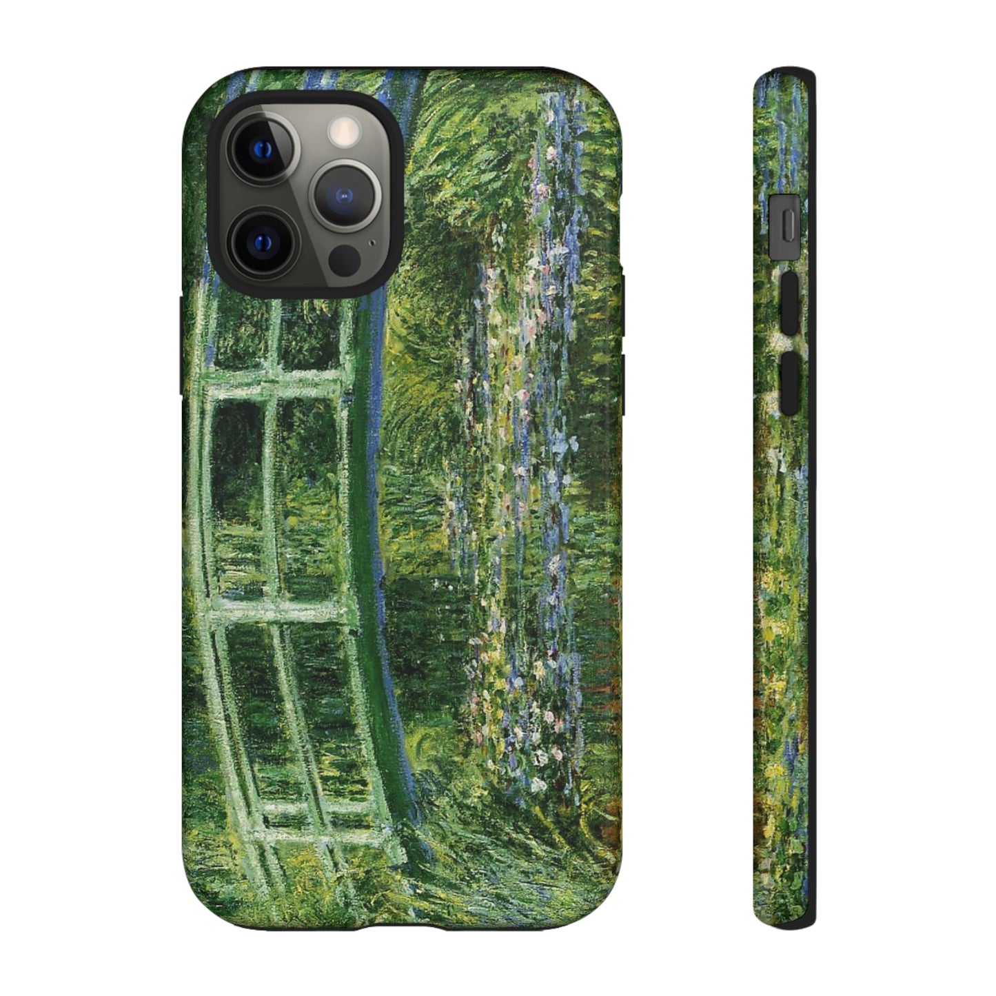 Water Lilies and a Japanese Bridge by Claude Monet - Cell Phone Case