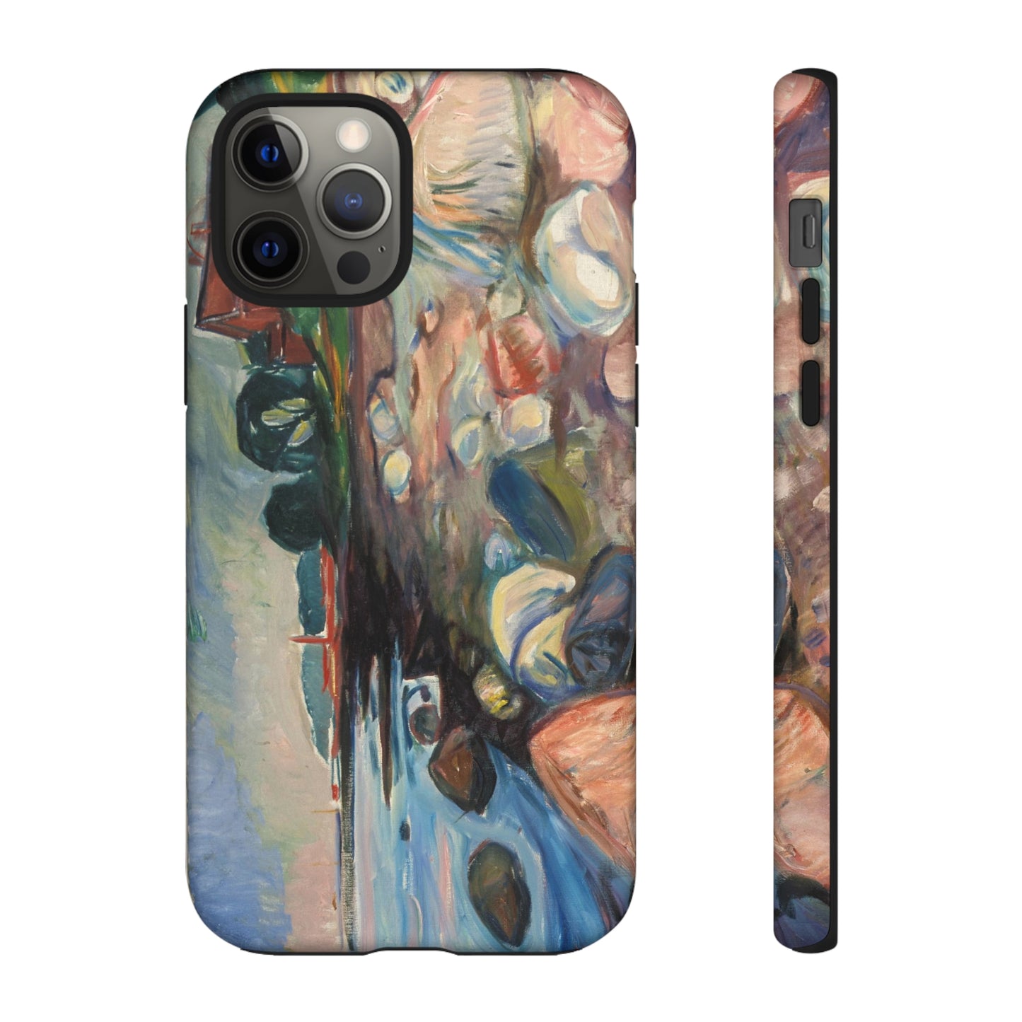 Shore with Red House by Edvard Munch - Cell Phone Case