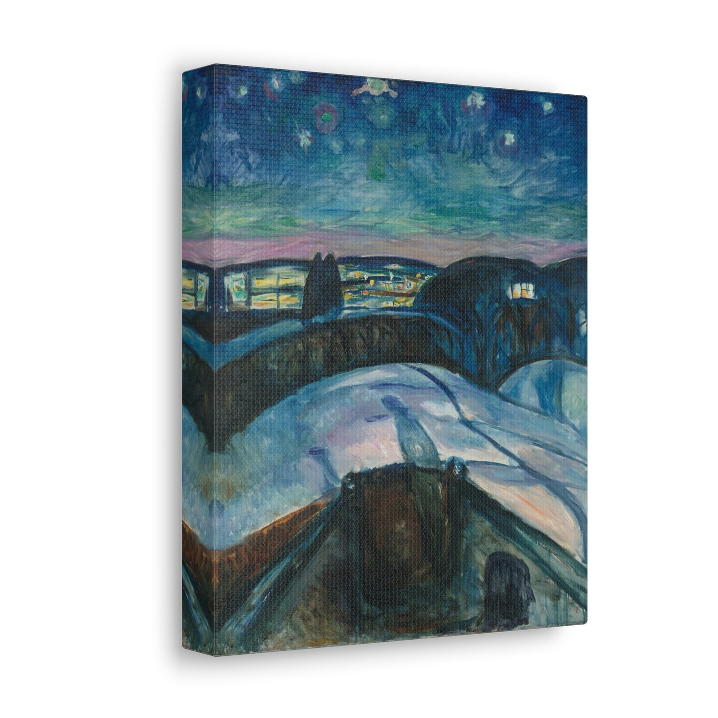 Starry Night by Edvard Munch - Canvas Print
