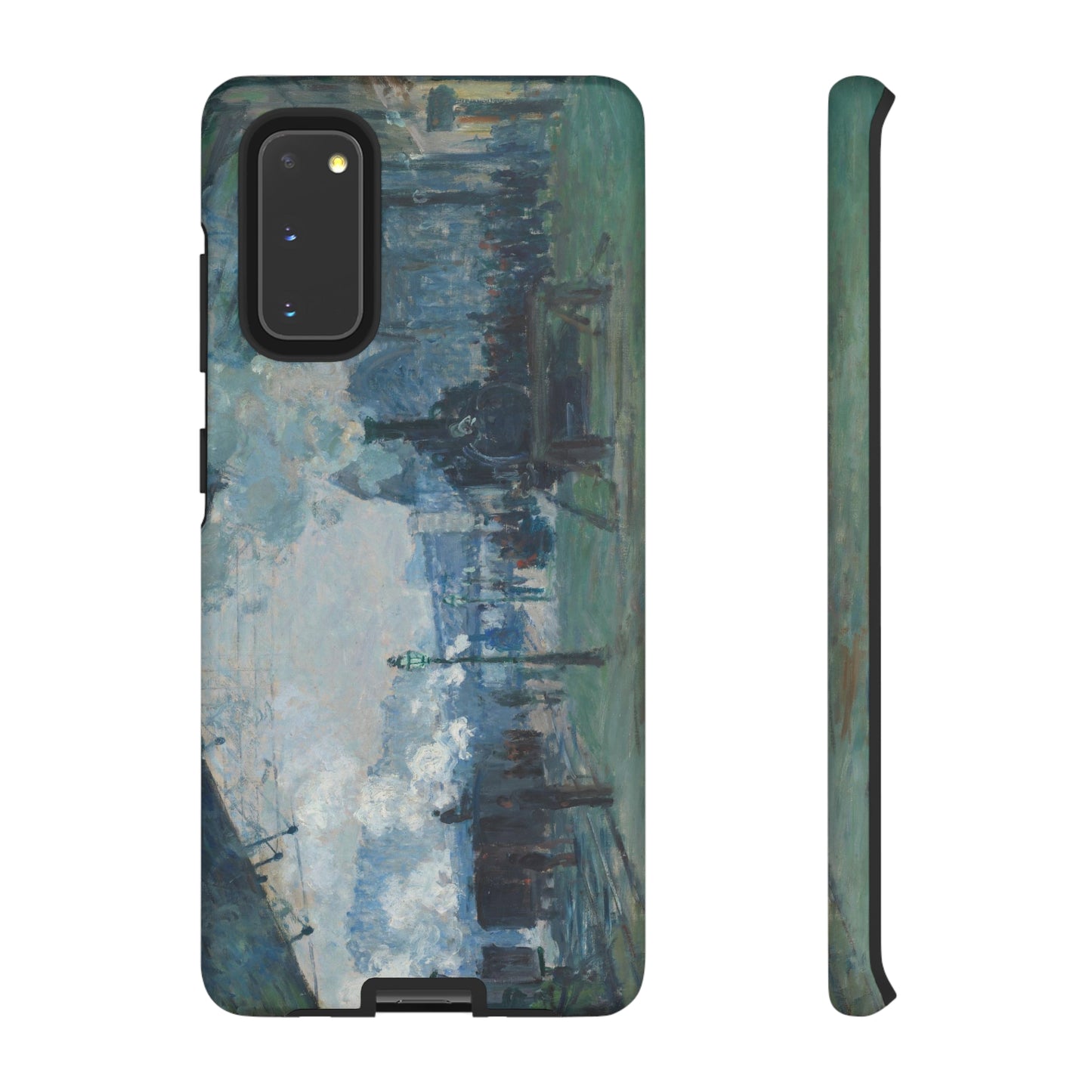 Arrival of the Normandy Train by Claude Monet - Cell Phone Case