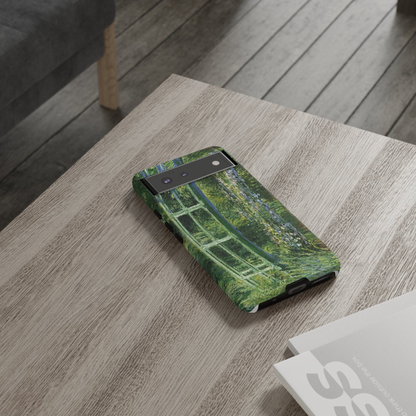 Water Lilies and a Japanese Bridge by Claude Monet - Cell Phone Case