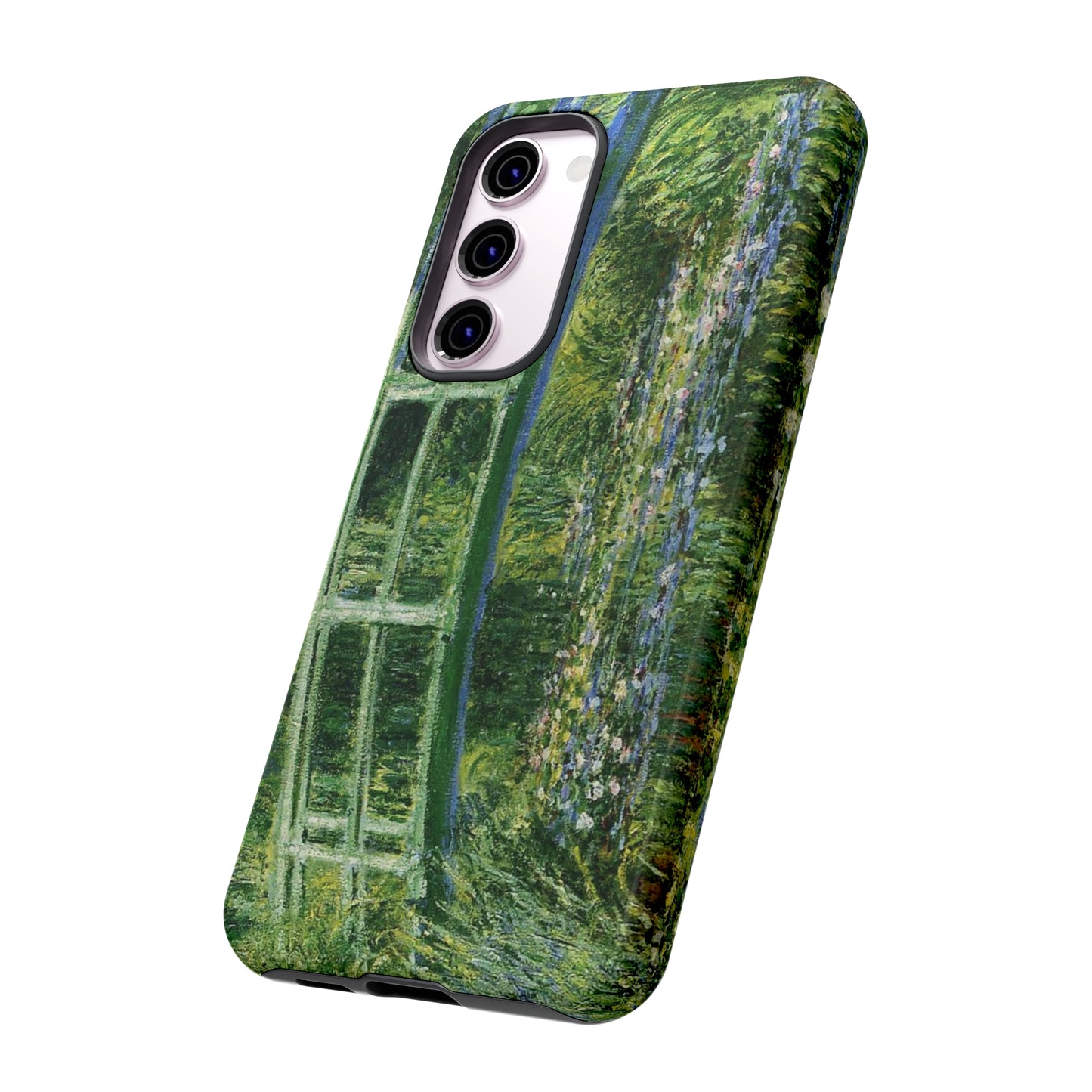 Water Lilies and a Japanese Bridge by Claude Monet - Cell Phone Case