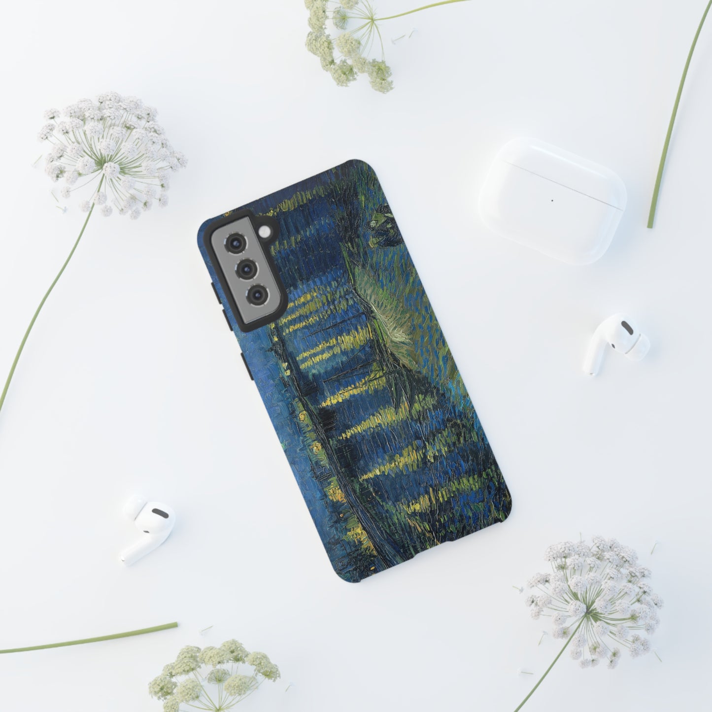 Starry Night over the Rhone by Vincent Van Gogh - Cell Phone Case