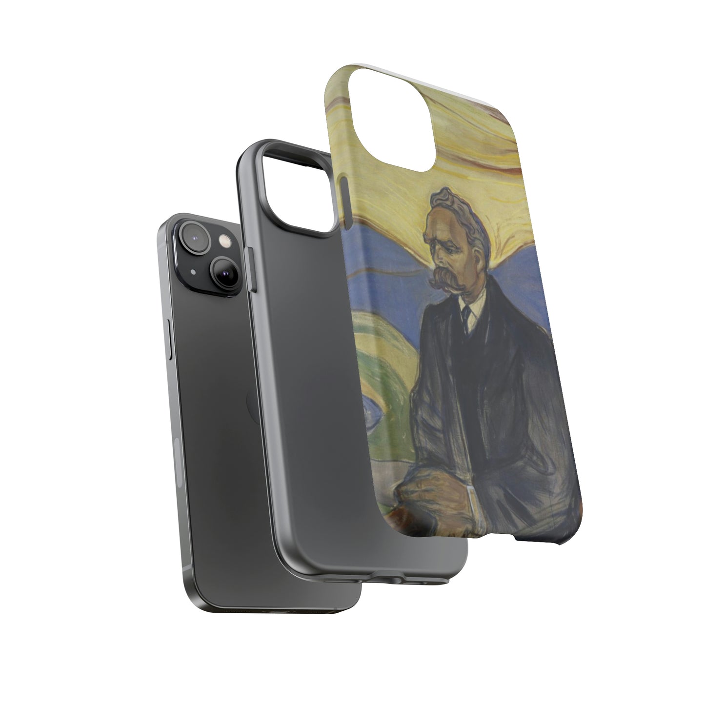 Friederich Nietzsche by Edvard Munch - Cell Phone Case