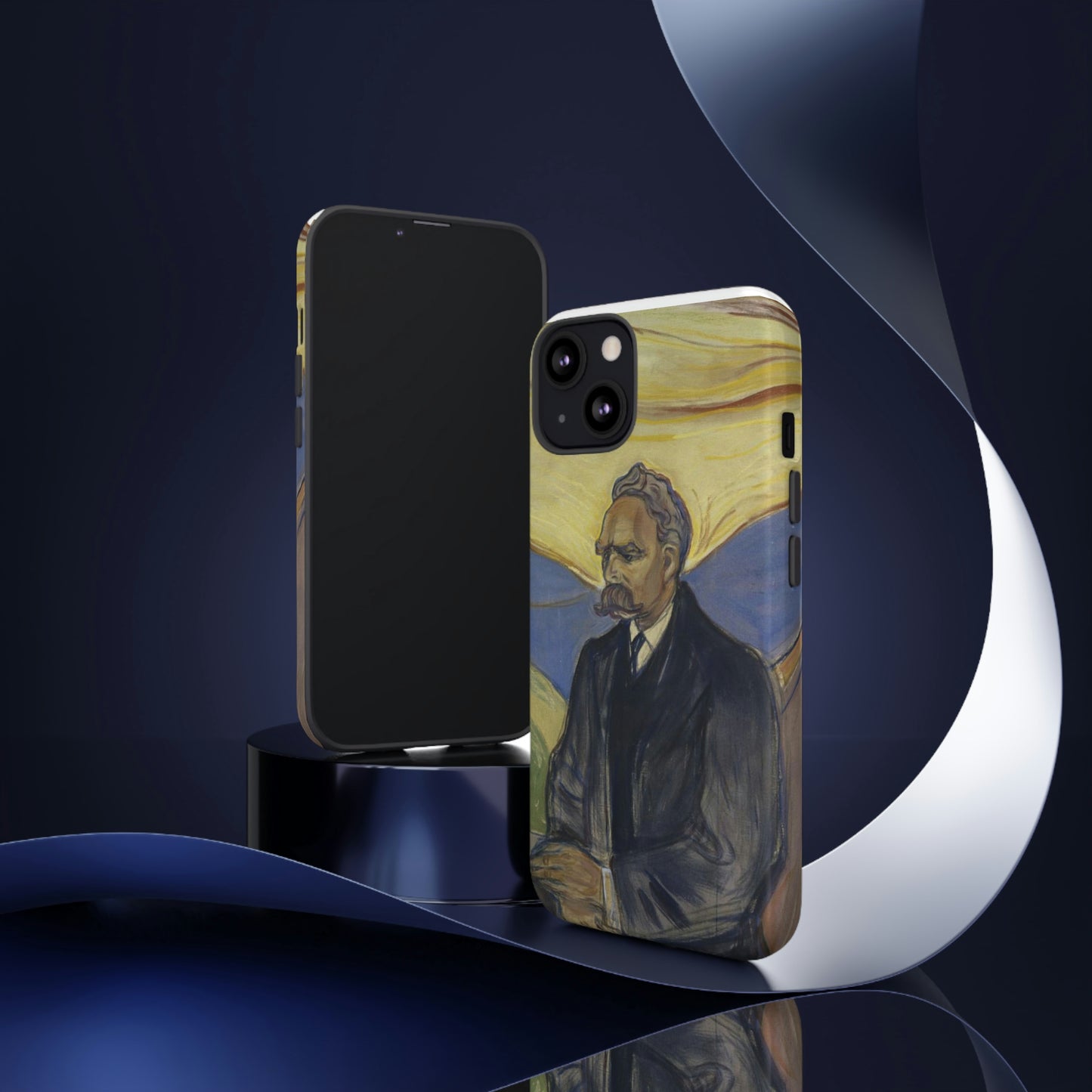 Friederich Nietzsche by Edvard Munch - Cell Phone Case