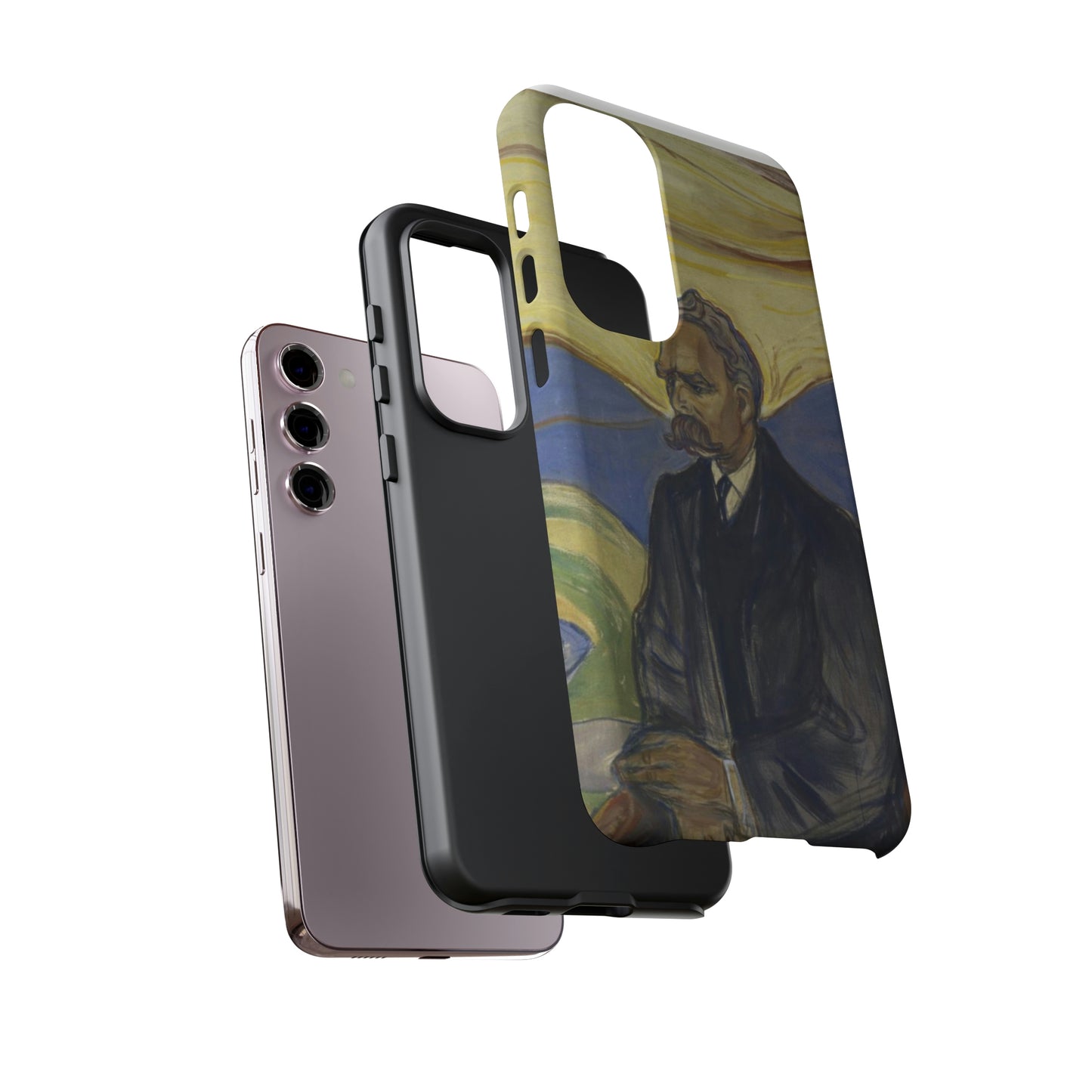 Friederich Nietzsche by Edvard Munch - Cell Phone Case