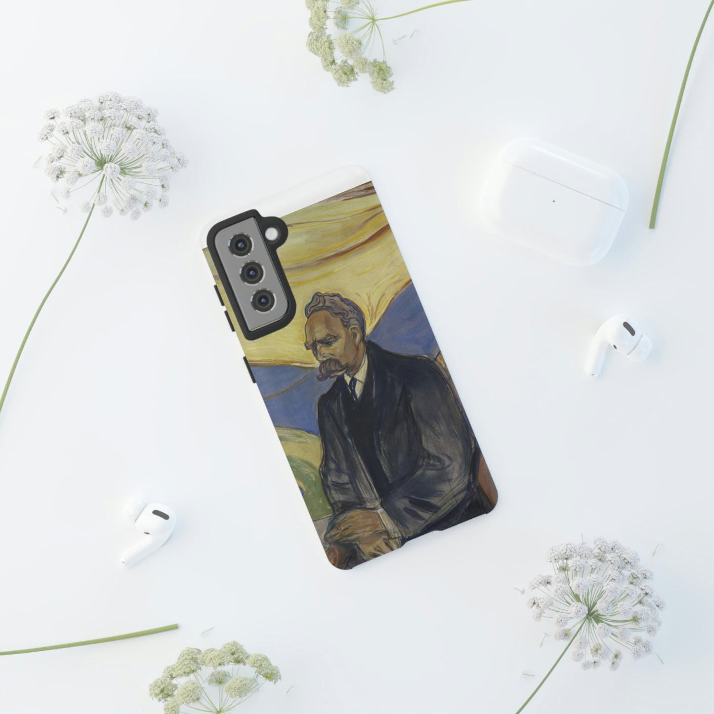 Friederich Nietzsche by Edvard Munch - Cell Phone Case