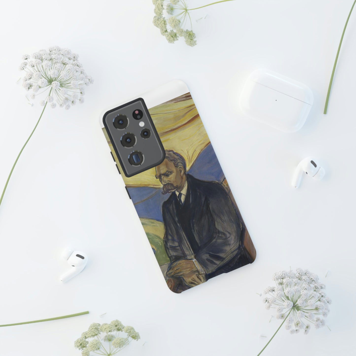 Friederich Nietzsche by Edvard Munch - Cell Phone Case