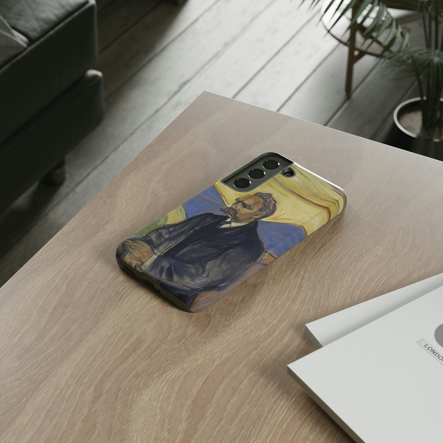 Friederich Nietzsche by Edvard Munch - Cell Phone Case