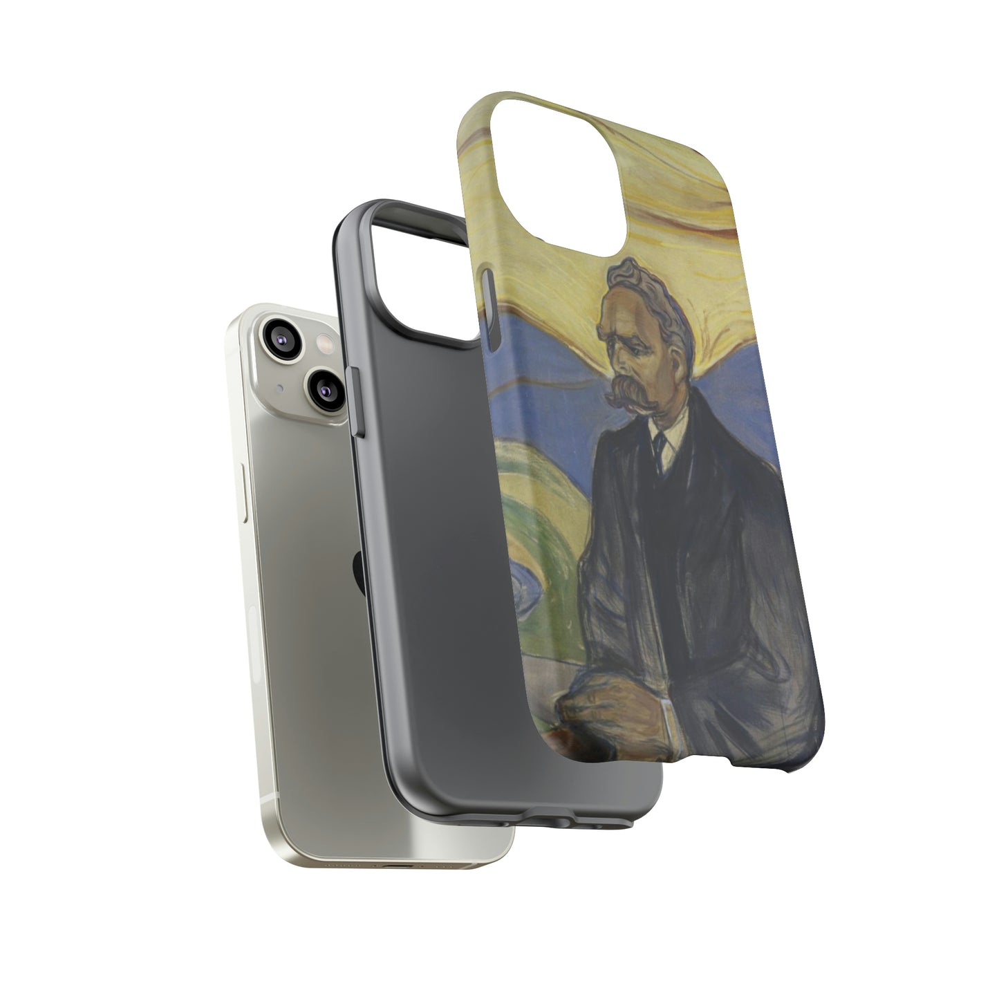 Friederich Nietzsche by Edvard Munch - Cell Phone Case