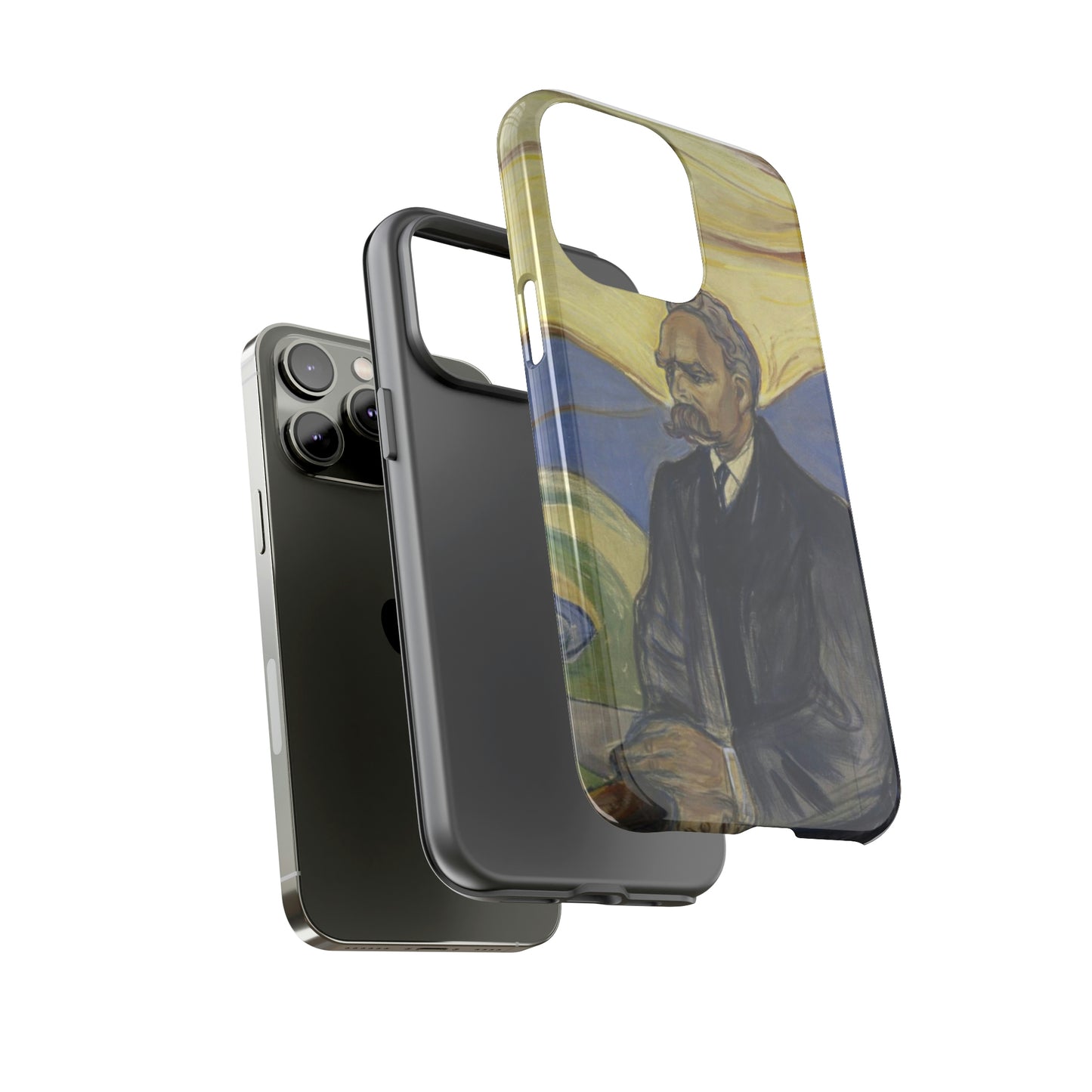 Friederich Nietzsche by Edvard Munch - Cell Phone Case