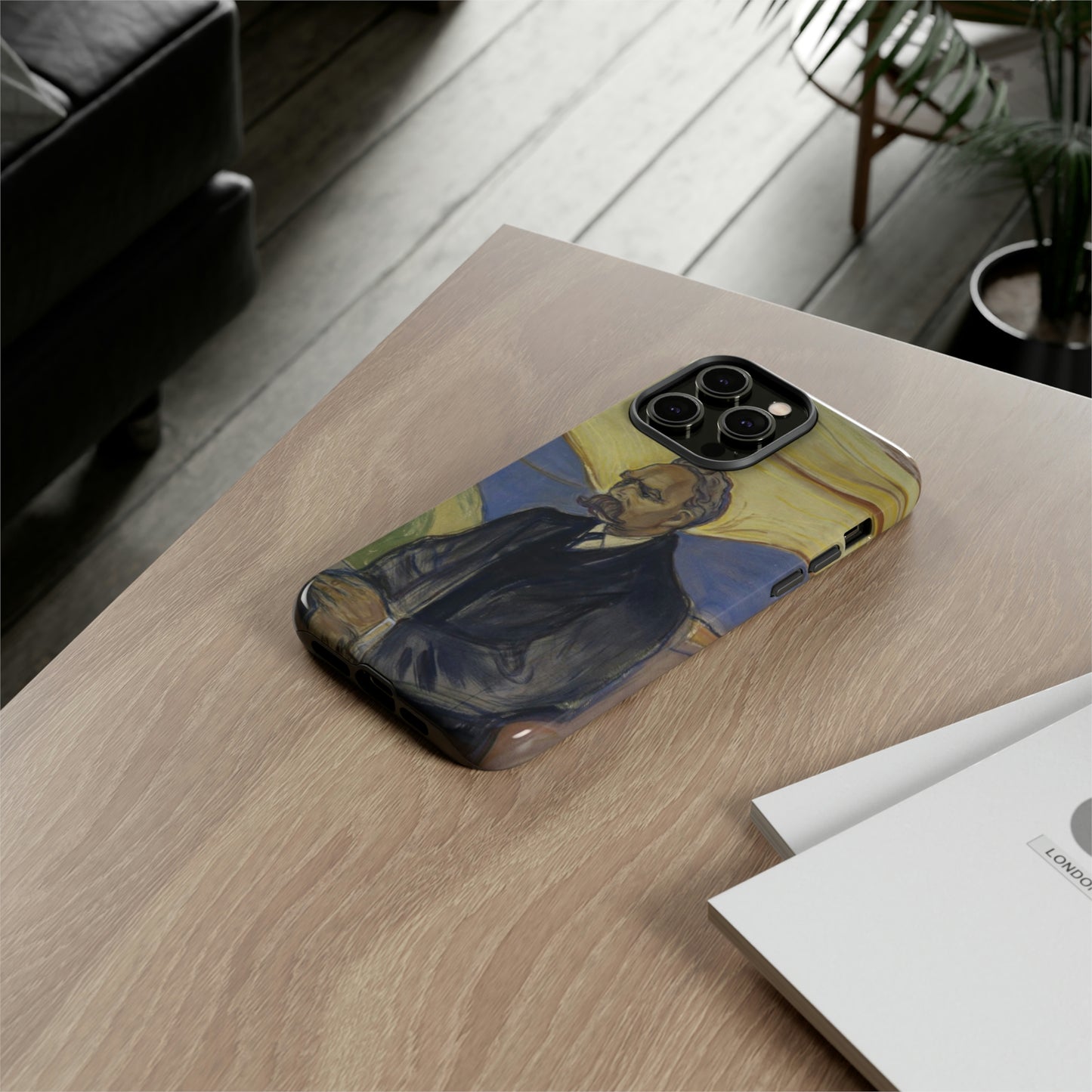 Friederich Nietzsche by Edvard Munch - Cell Phone Case