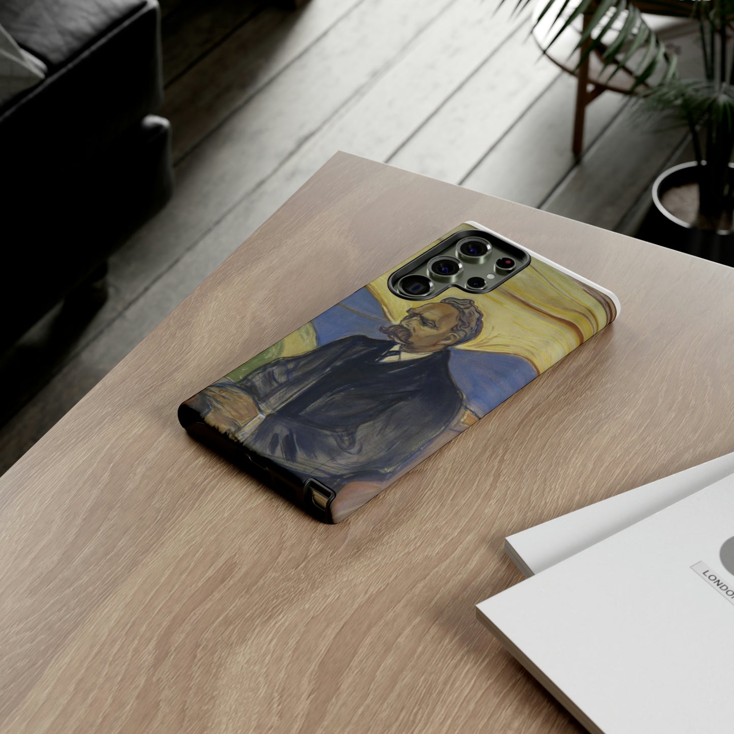 Friederich Nietzsche by Edvard Munch - Cell Phone Case