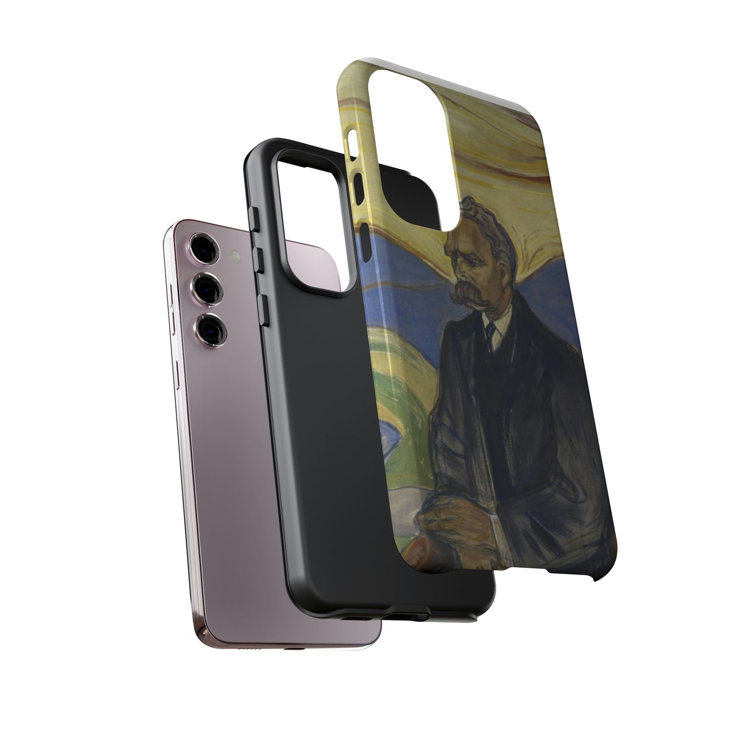 Friederich Nietzsche by Edvard Munch - Cell Phone Case