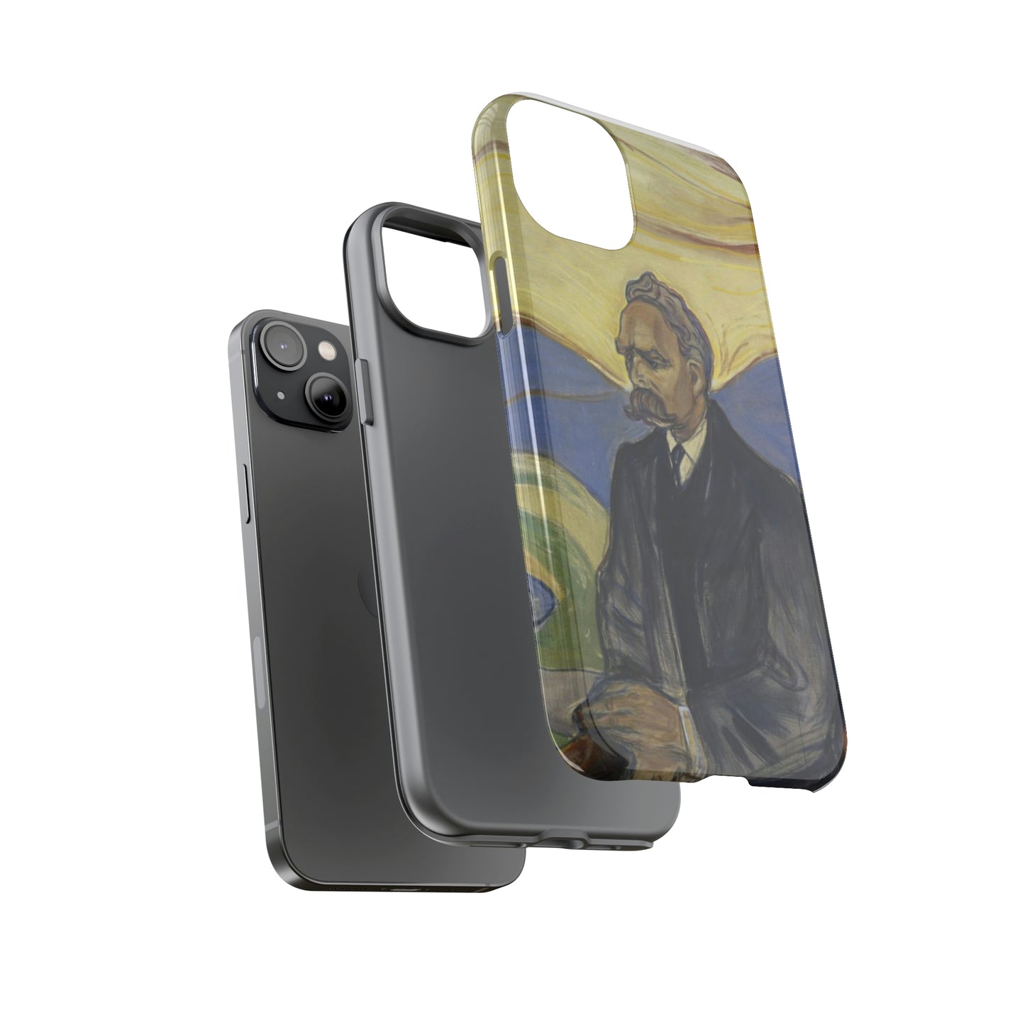 Friederich Nietzsche by Edvard Munch - Cell Phone Case