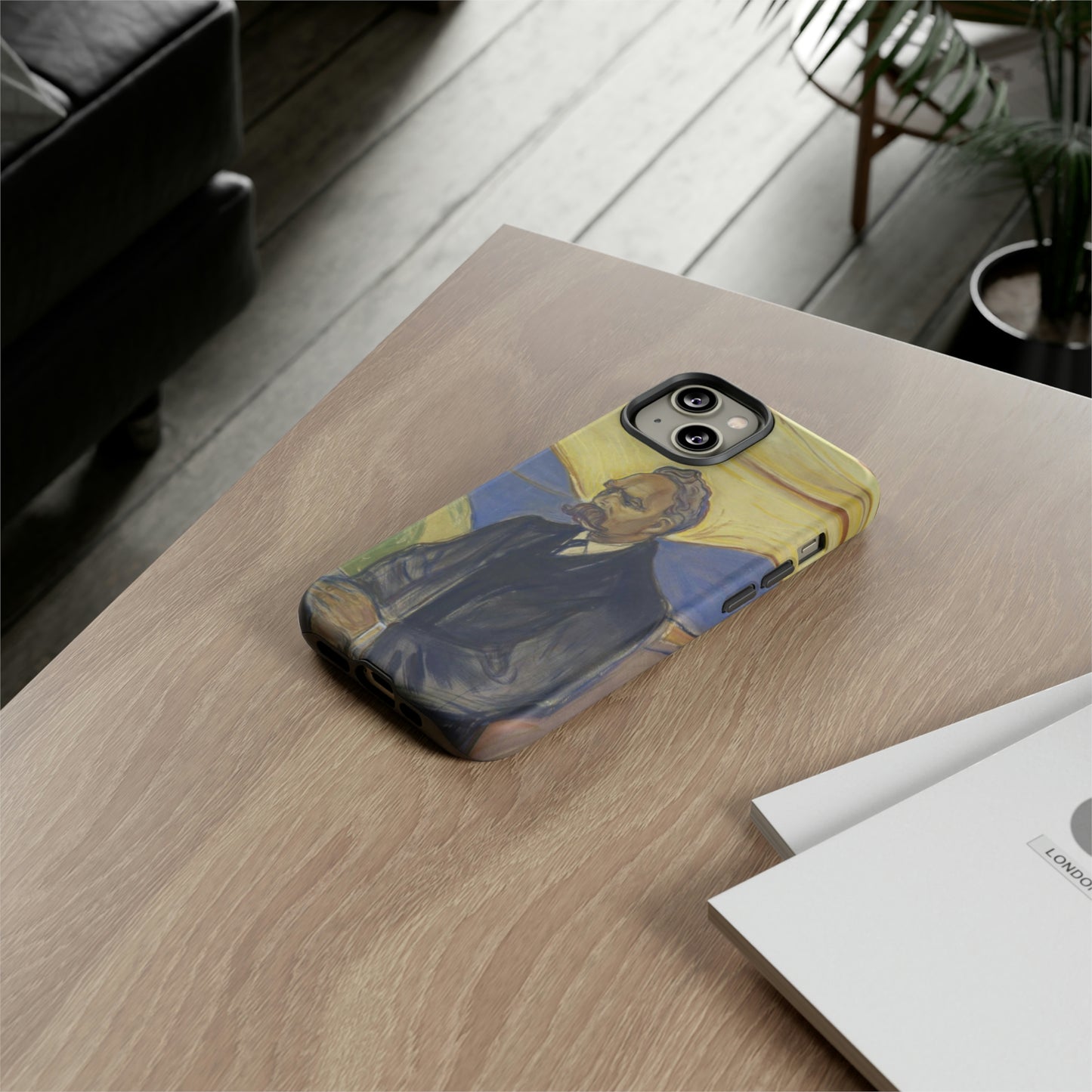 Friederich Nietzsche by Edvard Munch - Cell Phone Case