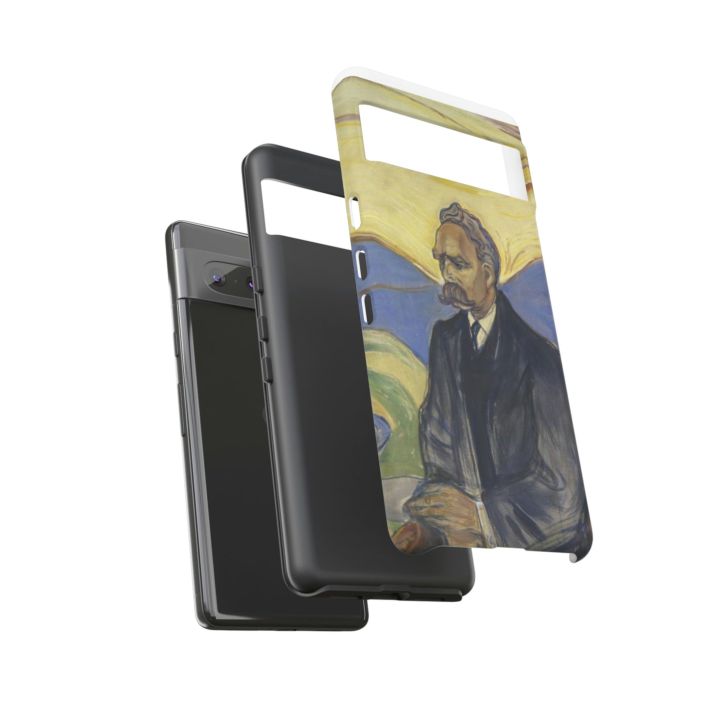 Friederich Nietzsche by Edvard Munch - Cell Phone Case