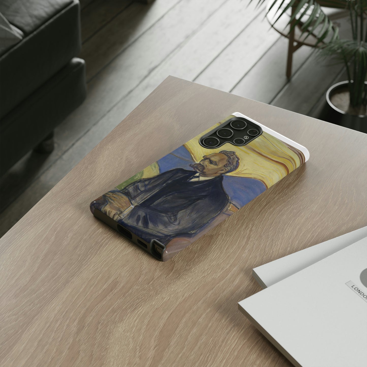 Friederich Nietzsche by Edvard Munch - Cell Phone Case