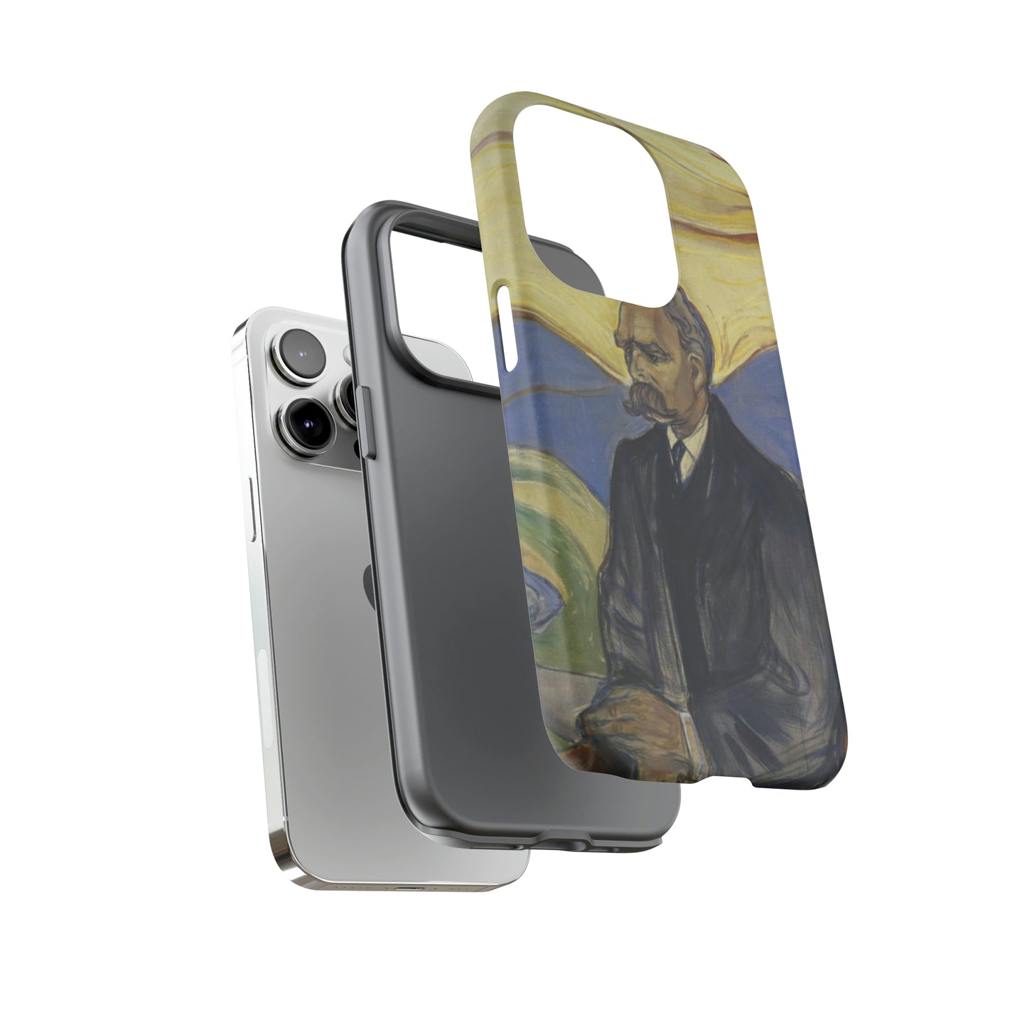 Friederich Nietzsche by Edvard Munch - Cell Phone Case