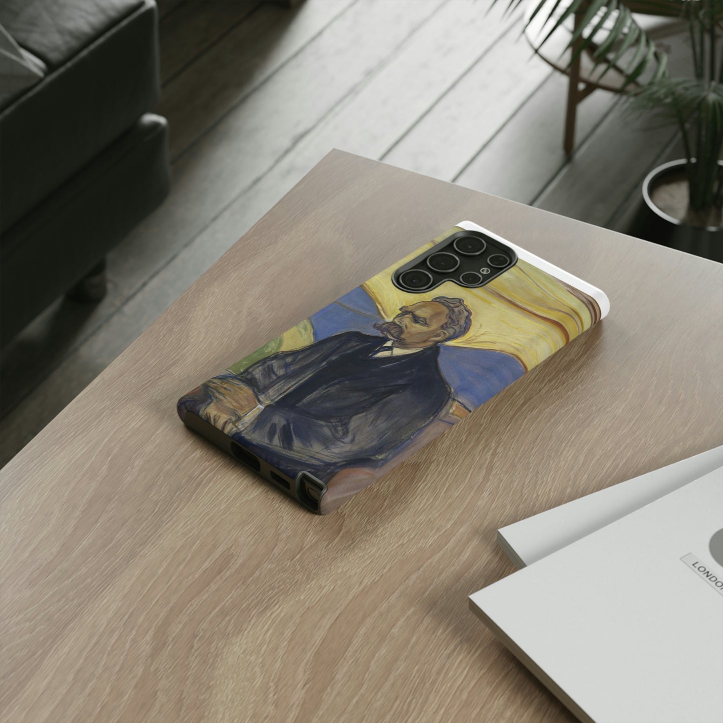 Friederich Nietzsche by Edvard Munch - Cell Phone Case