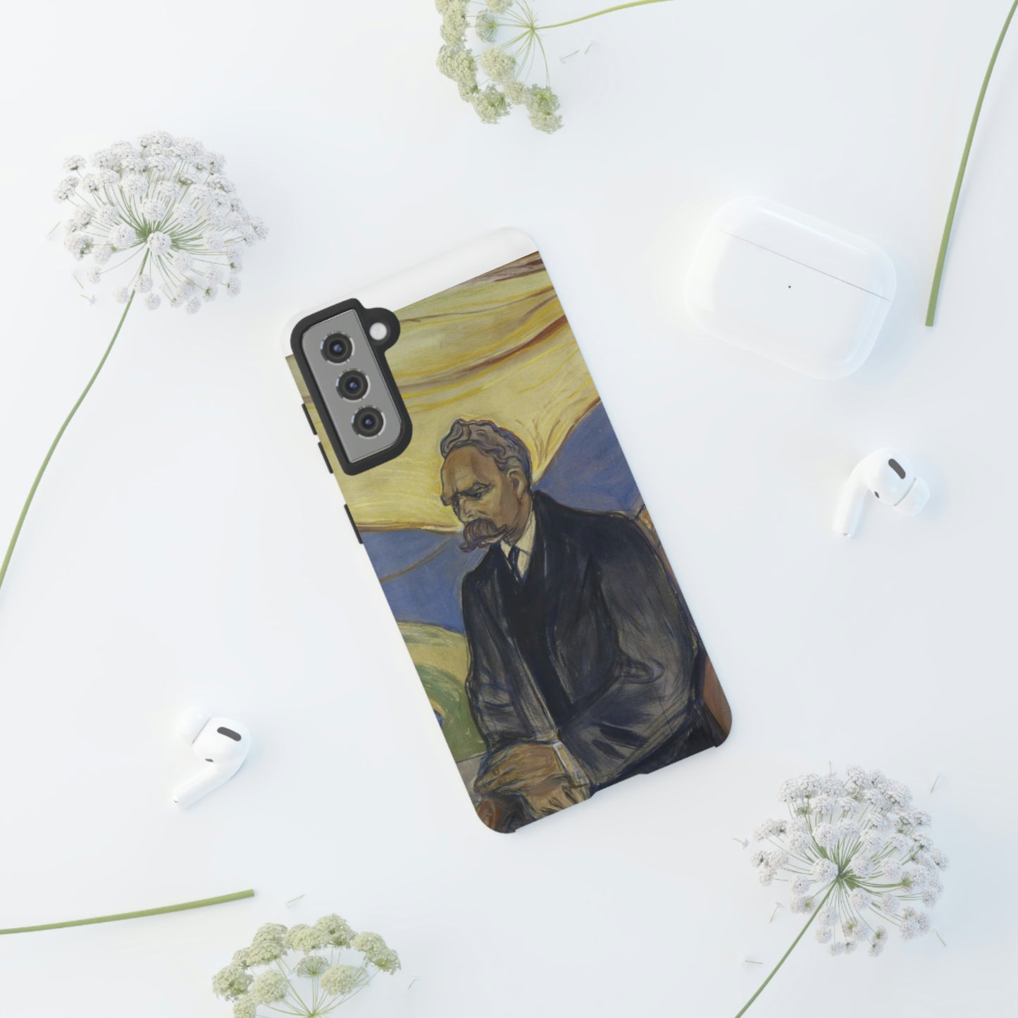 Friederich Nietzsche by Edvard Munch - Cell Phone Case