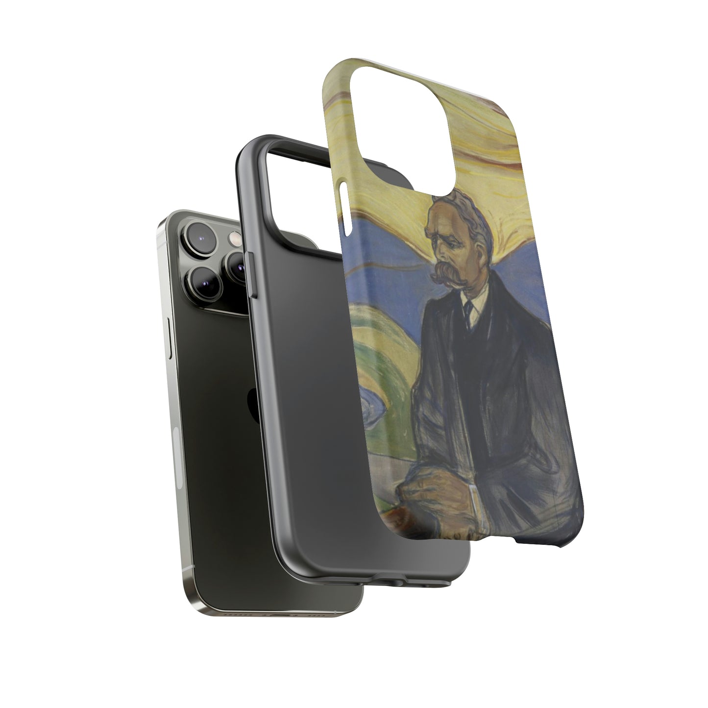 Friederich Nietzsche by Edvard Munch - Cell Phone Case