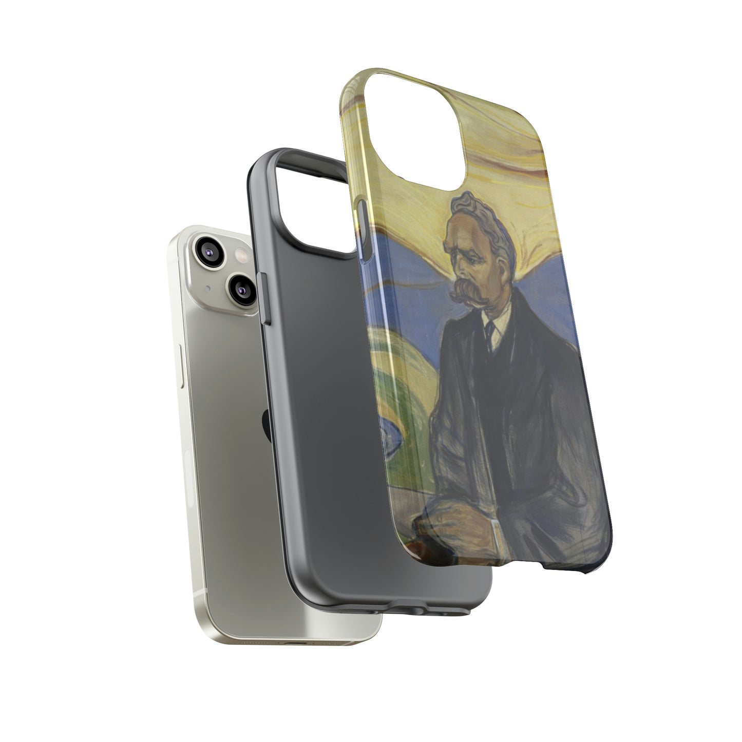 Friederich Nietzsche by Edvard Munch - Cell Phone Case